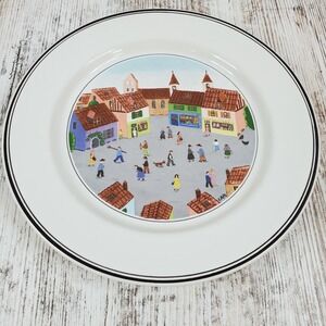 Villeroy & Boch Porcelain Design Naif Laplau Salad Plate #4 Old Village Square